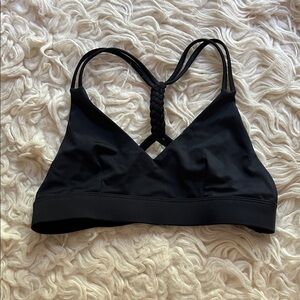 Jolyn Clothing Black Braided Bikini Top